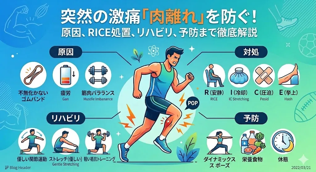 【スポーツ外傷 肉離れ 整骨院】肉離れについて