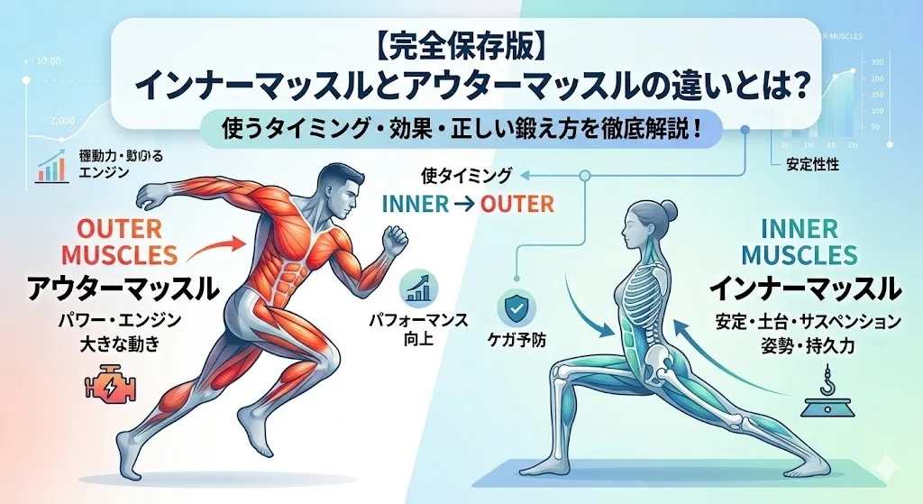 【整骨院　インナー・アウターマッスル　使い方】ケガを防ぐ身体づくり