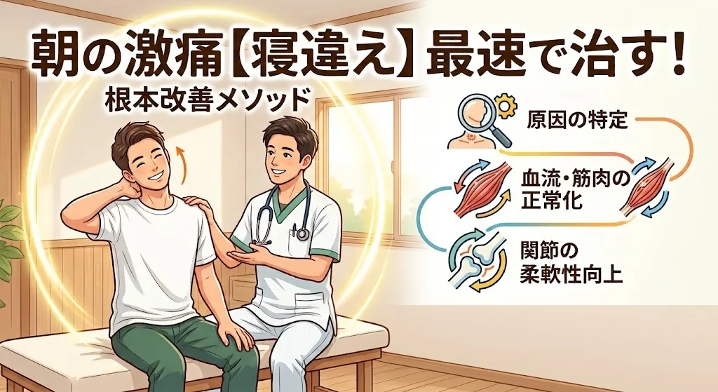 【寝違え 肩こり 整骨院】寝違えについて
