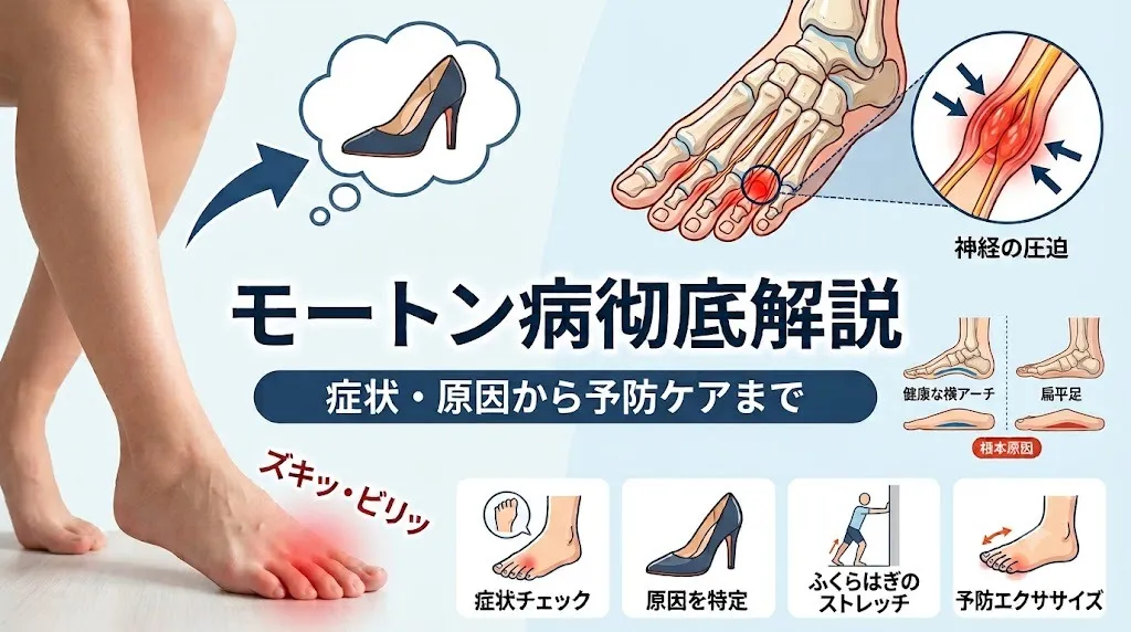 【足裏の痛み モートン病 整骨院】モートン病について